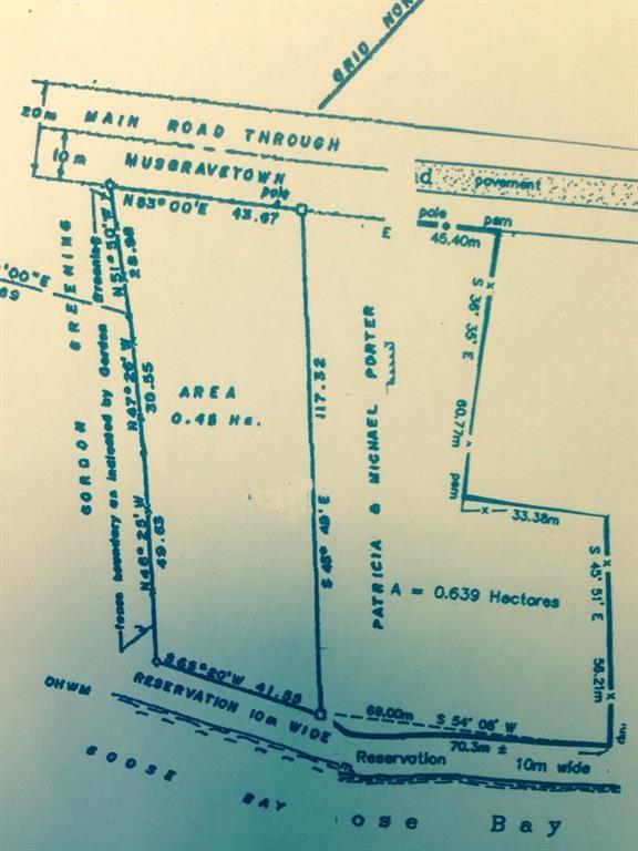 0 GOOSE BAY DRIVE, MUSGRAVETOWN, Newfoundland, Canada A0C 1Z0, ,Residential,Sale Pending,GOOSE BAY DRIVE,5836