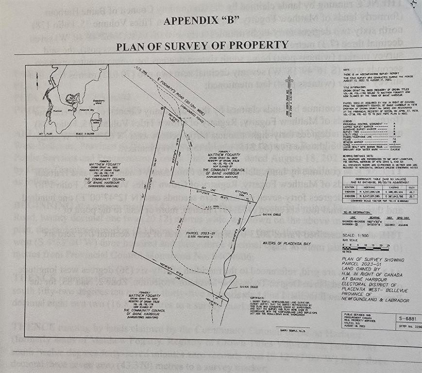 0 FOGHARTY'S ROAD, BAINE HARBOUR, Newfoundland, Canada A0E 1A0, ,Land,For Sale,FOGHARTY'S ROAD,5994