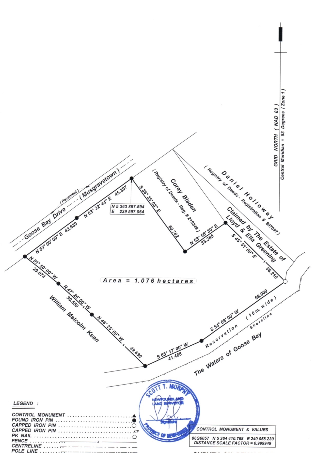 1294542 GOOSE BAY DRIVE, MUSGRAVETOWN, Newfoundland, Canada A0C 1Z0, ,0,Land,For Sale,GOOSE BAY DRIVE,6099