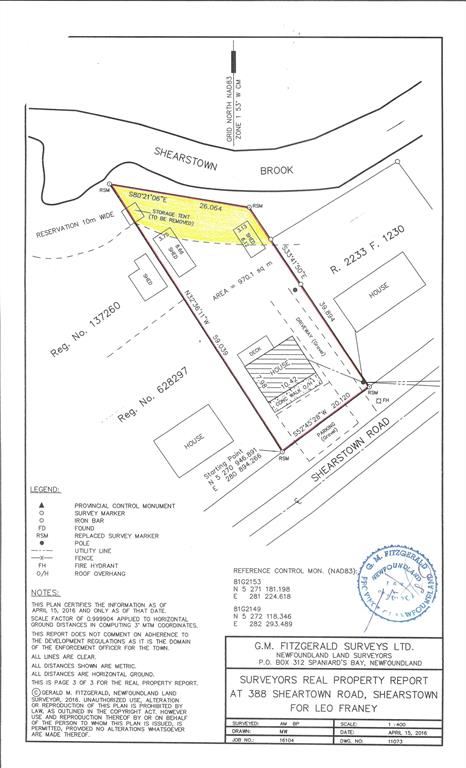 388 SHEARSTOWN ROAD, BAY ROBERTS, Newfoundland, Canada A0A 3V0, ,1 BathroomBathrooms,Residential,For Sale,SHEARSTOWN ROAD,6211
