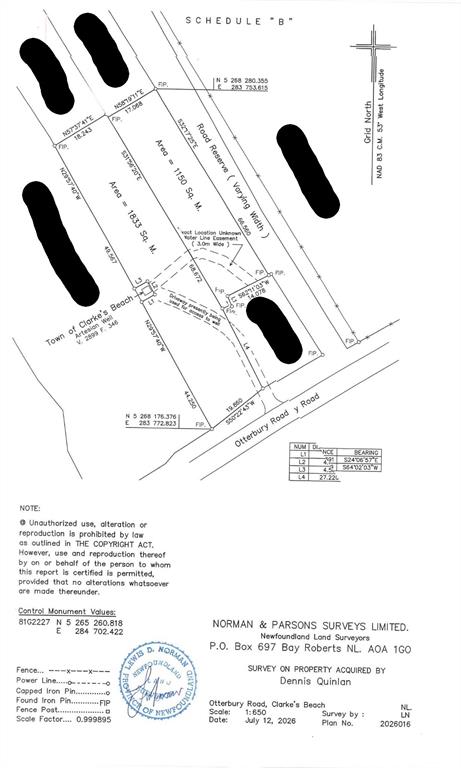 51 OTTERBURY ROAD, CLARKE'S BEACH, Newfoundland, Canada A0A 1W0, ,0,Residential,For Sale,OTTERBURY ROAD,6525